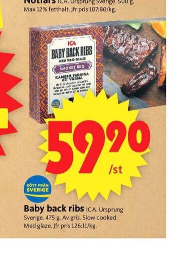 ICA Supermarket Ica spareribs erbjuda