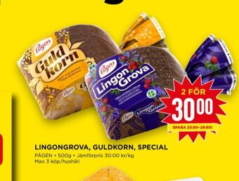 Willys Guldkorn rågbröd erbjuda