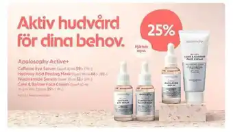 Apotek Hjärtat Apolosophy serum erbjuda