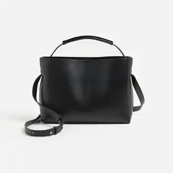 Åhléns Hedda grande handbag black leather erbjuda