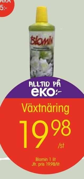 EKO Växtnäring erbjuda