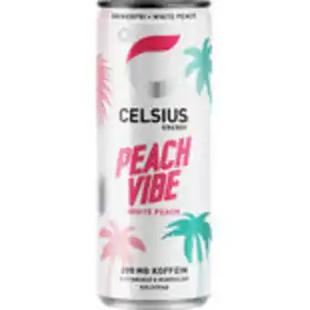 Snabbgross Peach vibe white peach energidryck burk celsius 35,5cl erbjuda