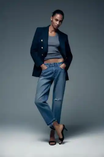 ZARA Jeans zw the mid rise slim erbjuda