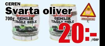 Matdax Svarta oliver erbjuda