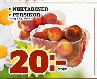 Matvärlden Tensta Nektariner • persikor erbjuda
