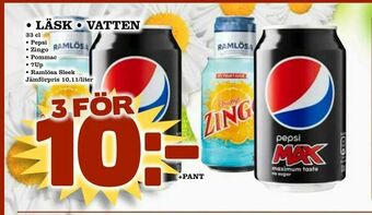 Matvärlden Tensta Läsk • vatten erbjuda