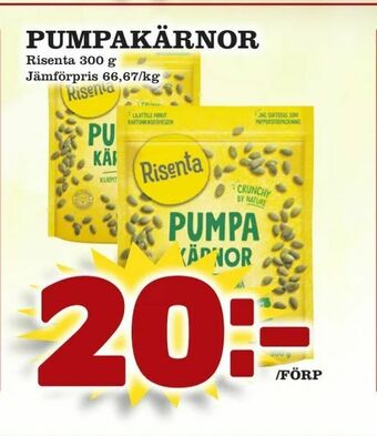Pumpakärnor