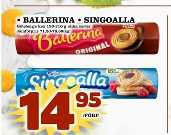 Matvärlden Tensta Ballerina • singoalla erbjuda