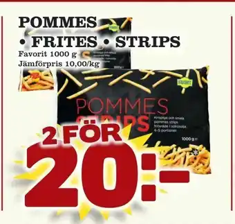 Matvärlden Tensta Pommes • frites • strips erbjuda