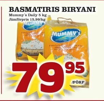 Matvärlden Tensta Basmatiris biryani erbjuda