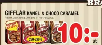 Nya Pulsen Gifflar kanel & choco caramel erbjuda