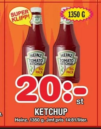 Nya Pulsen Ketchup erbjuda