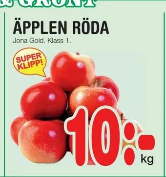 Nya Pulsen Äpplen röda erbjuda