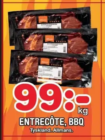 Nya Pulsen Entrecôte, bbq erbjuda