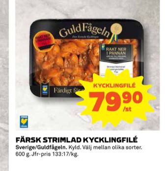 Coop Guldfågeln kycklingfilé erbjuda