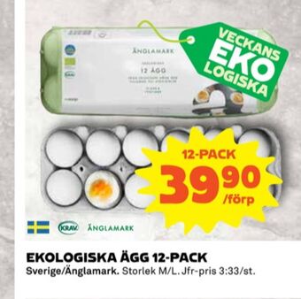 Coop Änglamark ägg erbjuda