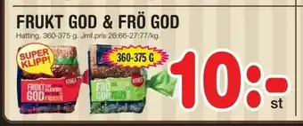 Nya Pulsen Frukt god & frö god erbjuda
