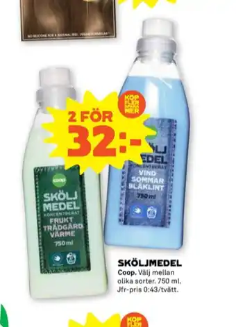 Coop Forum Coop sköljmedel erbjuda