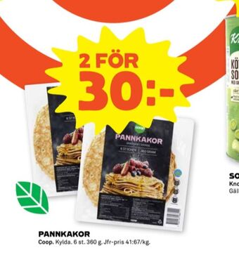 Stora Coop Coop pannkakor erbjuda