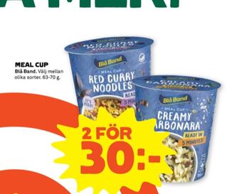 Stora Coop Blå band pastarätter erbjuda