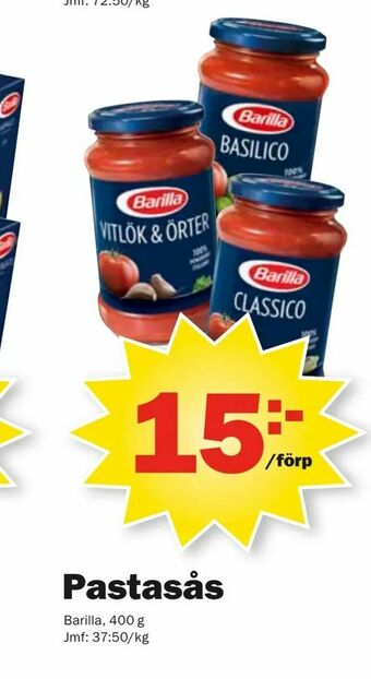 Pekås Pastasås erbjuda