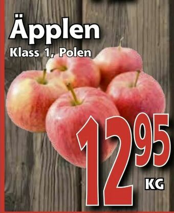 Supergrossen Äpplen erbjuda
