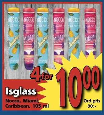 Supergrossen Isglass erbjuda