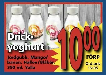 Supergrossen Drickyoghurt erbjuda