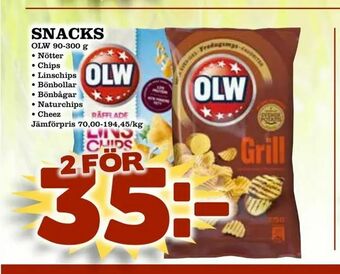 Supergrossen Snacks erbjuda