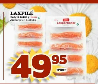 Supergrossen Laxfilé erbjuda