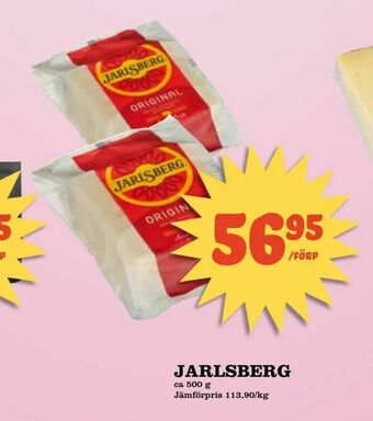 Supergrossen Jarlsberg erbjuda