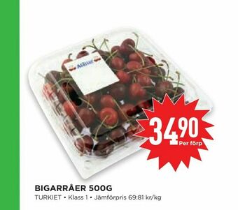 Willys Bigarråer 500g erbjuda