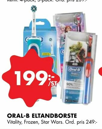 ÖoB Oral-b eltandborste erbjuda