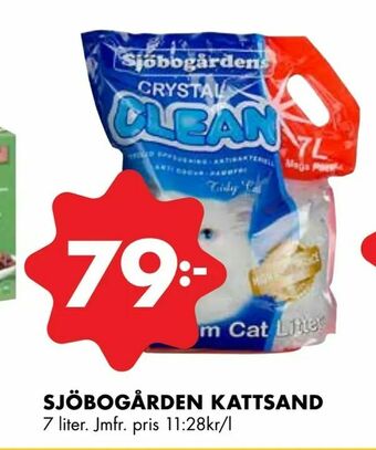 ÖoB Sjöbogården kattsand erbjuda