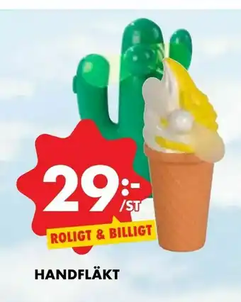 ÖoB Handfläkt erbjuda