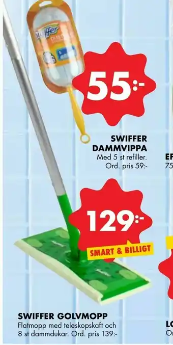 ÖoB Swiffer golvmopp erbjuda
