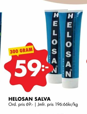 ÖoB Helosan salva erbjuda