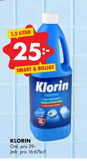 ÖoB Klorin erbjuda