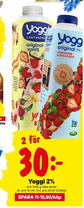 City Gross Yoggi 2% erbjuda