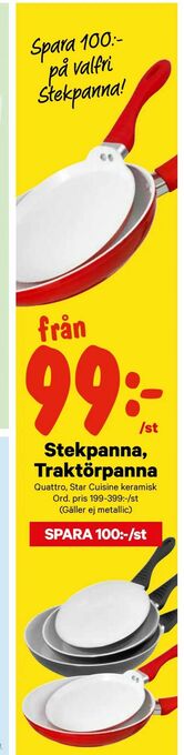 City Gross Stekpanna, Traktörpanna erbjuda