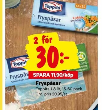 City Gross Fryspåsar erbjuda