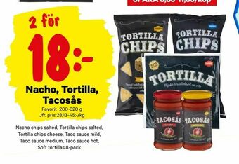 City Gross Nacho, Tortilla, Tacosås erbjuda