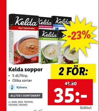 Lidl Kelda Soppor erbjuda