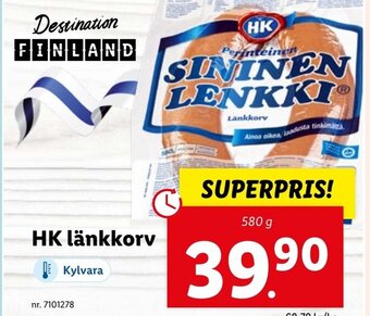 Lidl HK länkkorv erbjuda