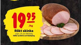 City Gross Rökt skinka erbjuda