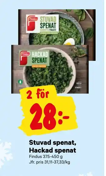 City Gross Stuvad spenat, hackad spenat erbjuda