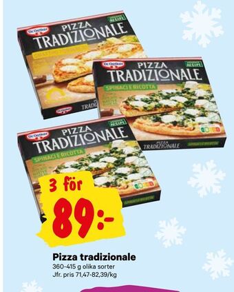 City Gross Pizza tradizionale erbjuda