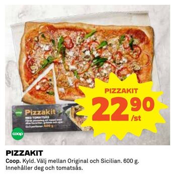 Coop Extra Pizzakit erbjuda