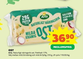Coop Forum Ost erbjuda
