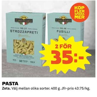 Coop Daglivs Pasta erbjuda